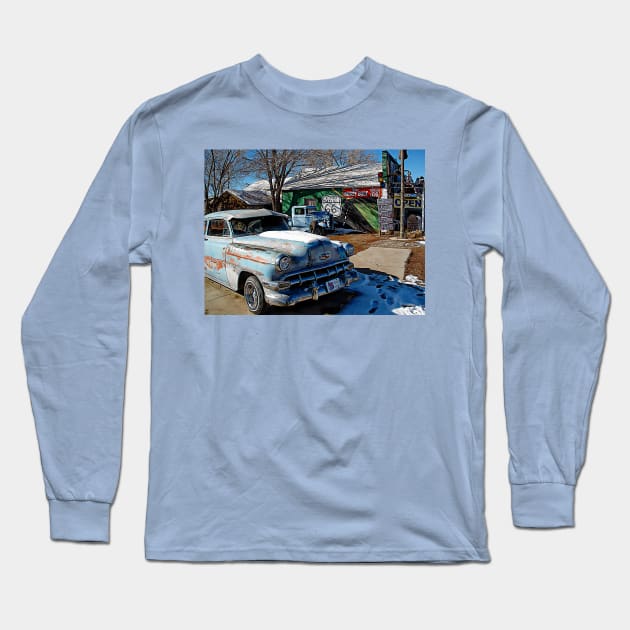 rustybolt Long Sleeve T-Shirt by andalaimaging